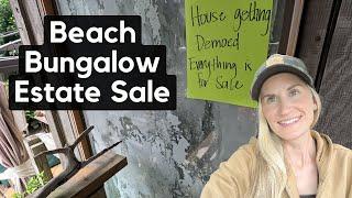 Exploring a Rare Oceanfront Estate Sale Before Demolition | Shop Vintage Treasures with Me!