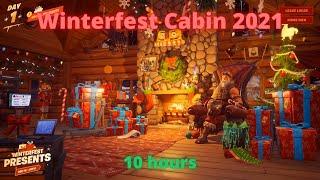 Fortnite - Winterfest Cabin 2021 Interior Music (10+ hours)