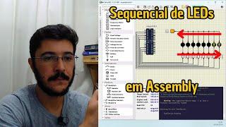 Sequencial de LEDs em Assembly