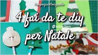 4 DIY PER NATALE  #craftideas #craft #howto