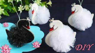  DIY Tulle Swans  How to make