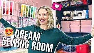 Sewing Room Tour and Organization!