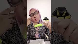 Awek hijab bigo melayu makan aiskrim