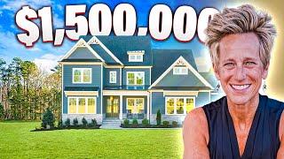 Custom New Build Luxury House Tour in Apex NC | Million Dollar Home Series