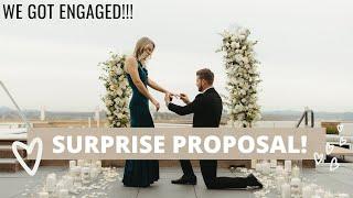 She said YES!!!   |  Trace Bates's SURPRISE Proposal!