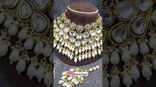 Beautiful kundan choker set || kundan jewelry || zevarbsp || #zevarbsp #kundanjewellery #ytshorts