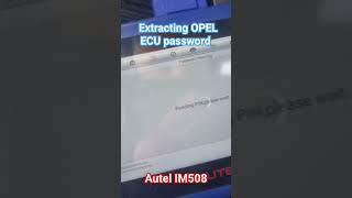 Getting the password from ECU for Immo rest . watch Full video