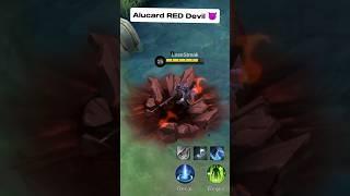 Alucard Red Devil   so scary  #mlbbnewskin #mlbbnewhero