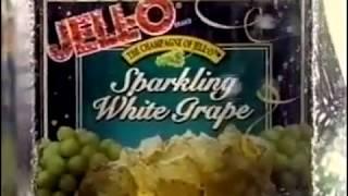 Jell O Sparkling White Grape ad, 1998