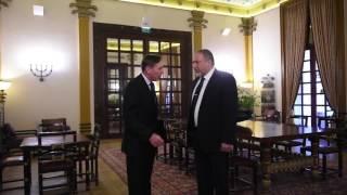 Avigdor Liberman meets former US General David Petraeus