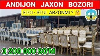 BOZORDA: STOL-STUL NARXLARI 2024. ANDIJON JAXON BOZORI. #stolstul_narxlari #2024 #mebel_narxlari