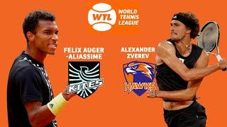 Felix-Auger Aliassime vs Alexander Zverev | 2022 World Tennis League Final