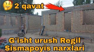 G'isht urushnarxlari | ️946232328 | Regil sismapoyis narxlari