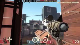 1.5 hours of Sniper in TF2... in 23 minutes