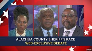 Alachua County Sheriff candidates face off in WCJB TV20 debate