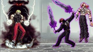 [KOF Mugen] New Final Rugal Team Vs Orochi Element Kyo Team