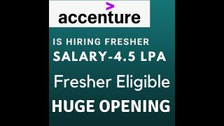 accenture off campus drive 2020 | Salary 4.5 Lakhs | accenture off campus drive 2019 | Apply Now