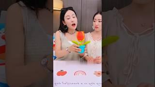 Plastic flowers bloomed as soon as they were poured with water |amazing flowers #shorts #trending