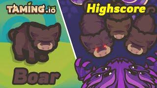 Taming.io Double Boar Highscore 1Million With 200Ms+