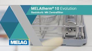 Thermodesinfektor: Winkelstücke, Turbinen, ZEG-Spitzen mit Zentralfilter  | MELAtherm 10 Evolution