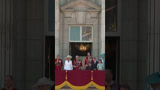 Royal Family Appears on Balcony at Trooping the Colour