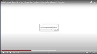 Apex Legends : Error - Unknown file Version (audio\ship\general_english.mstr) Quick and Easy fix !