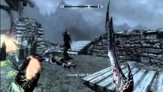 Skyrim - Battle For Whiterun (Gameplay)