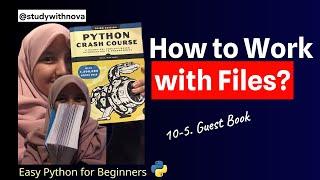 #71 Let's Code Python Crash Course | studywithnova