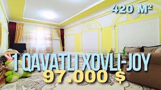 1 qavatli 420 m² xovli-joy sotiladi #xorazmuyjoynarxlari