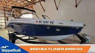 2021 Bayliner 2000 DX Boat Tour SkipperBud's