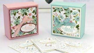 Pretty Box for 3x3 cards... Or for Soaps!