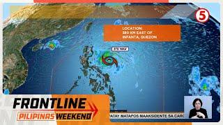 Bagyong Nika, bahagyang lumakas habang papalapit sa kalupaan ng bansa; isa pang LPA, binabantayan