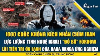 ĐÁNH CHO IRAN K KỊP THỞ! 1000 cuộc không kích nhấn chìm Iran trong biển lửa; Israel “đổ bộ” Fordow?