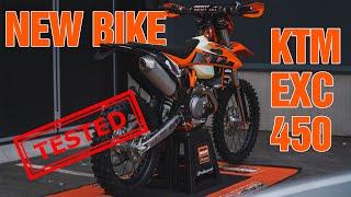 The New KTM EXC-F 450 2023 Tested