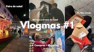 ROTINA *REAL* DE DOMINGO (Compras, marmitas, feira de natal, montagem da árvore)