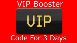 Warface VIP Booster Code For 3 Days