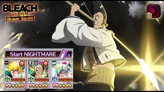 Nightmare Guild Quest Human Ranged Clear 25s Left  ICHIGO 3/5 & TENJIRO 2/5! Bleach: Brave Souls!