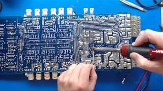 Repair Power supply in an Aura 5350 amplifier Part 3