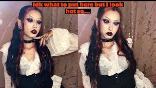 GRWM | Romantic Goth/Pirate look? Lol