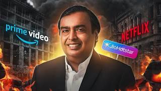 Ambani’s Masterplan to Dominate OTT in India | JioHotstar vs Netflix & Prime | Case Study