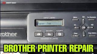 PAPER JAM ERROR ON BROTHER PRINTER QUICK FIX - MFC-J200/ DCP T300/ T310/ T420W/ T520W/ T710W/ T720W