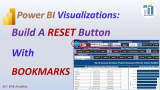 Power BI Visualizations: Build Reset Button with Power BI Bookmarks in a Multi-Slicers Report Page