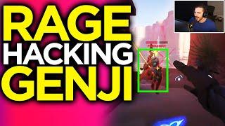 Genji Player Gets Mad & Starts Rage Hacking! Almost Lost | Overwatch 2