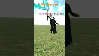 Thor in indian bike driving 3d #thor #viral
