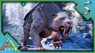 I TAMED THE MOST BEAUTIFUL ARCTIC SABERTOOTH! - ARK Survival Evolved [E9]