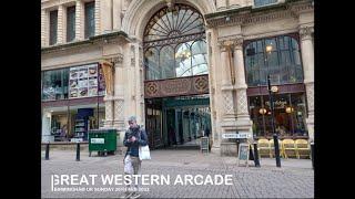 Great western arcade. Birmingham. Uk