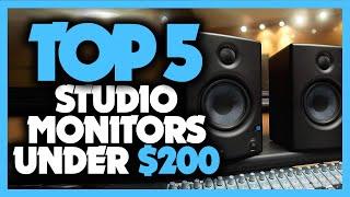 Best Studio Monitors Under $200 in 2020 [Top 5 Speakers For Music & More]