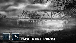 Lightroom & Photoshop Black and White Photo Editing Tutorial