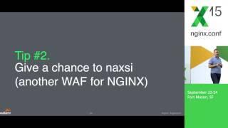 Making applications secure with NGINX