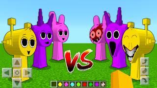 NORMAL SPRUNKI vs HORROR SPRUNKI Mod ADDON UPDATE in MINECRAFT PE